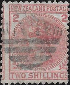 New Zealand: 1878 2s. Deep Rose. SG 185 (GU)