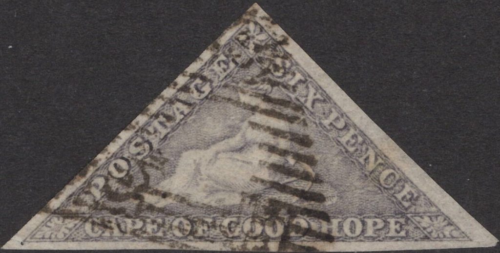 Cape of Good Hope: 1864 6d. Bright Mauve. SG 20 (VFU)