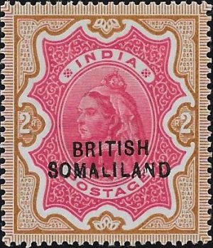 Somaliland: 1903 2r. Carmine & Yellow/Brown. SG 22 (MH)