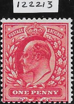 King Edward VII: 1911 1d. Intense Rose-Red. SG SPEC M6(3) (MNH) with R.P.S. Certificate