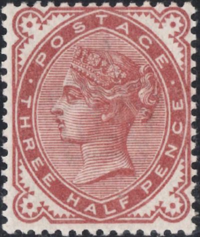 Queen Victoria: 1880 1½d. Venetian Red. SG 167 (MNH)